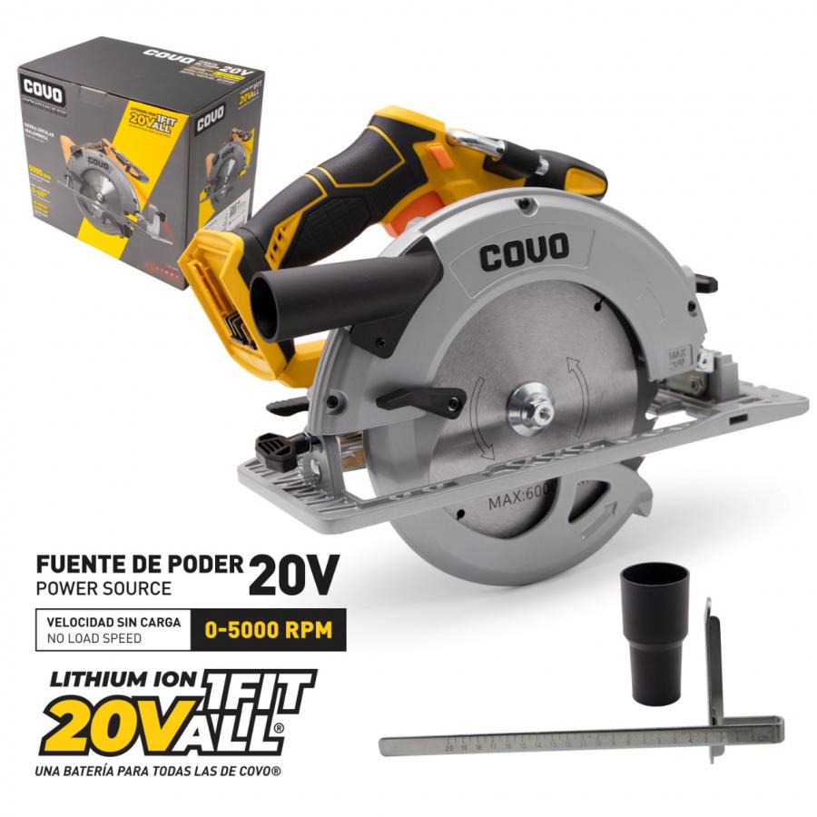 CORDLESS BRUSHLESS CIRCULAR SAW/CV-BRCS185-20V/COVO image