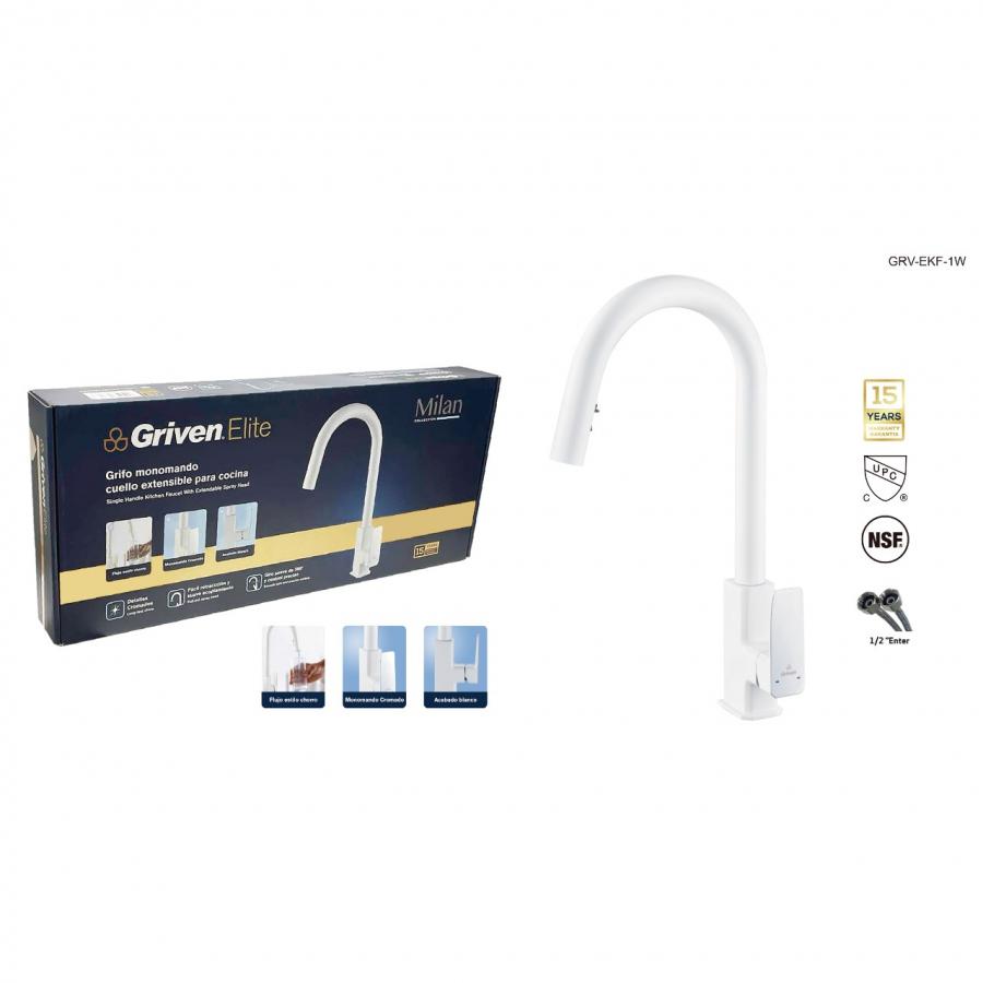 EXTENDABLE KITCHEN FAUCET/GRV-EKF-1W/GRIVEN image