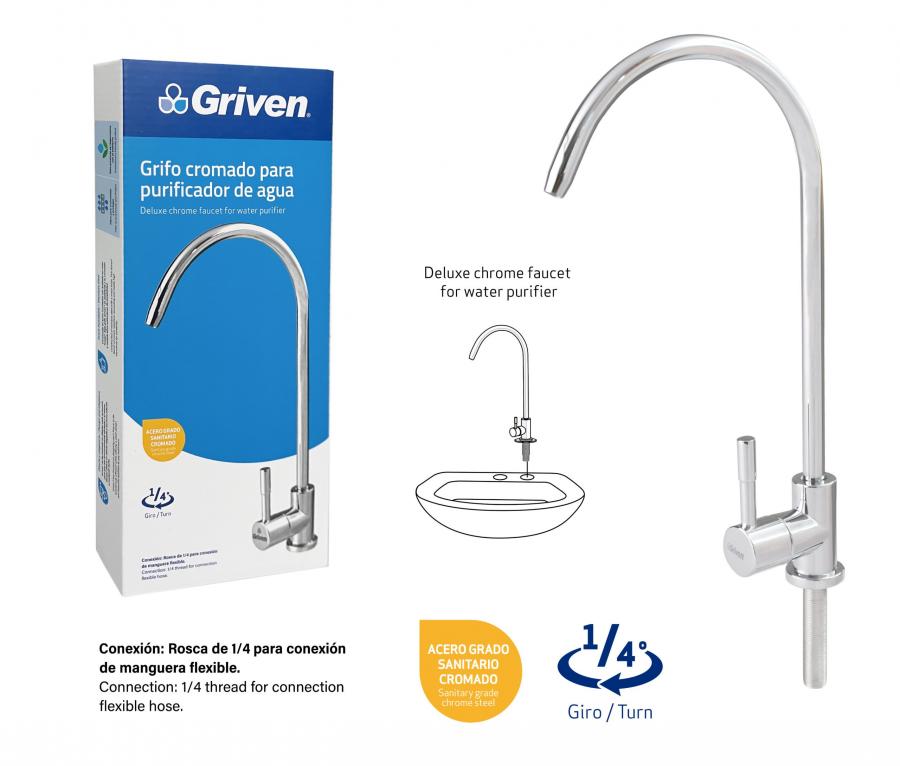 WATER PURIFIER FAUCET/SATIN CHROME/GV-WP-Z1/GRIVEN image